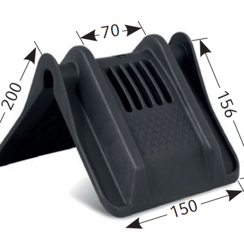 T990077 Escuadra de protección -  plástico - PM